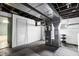 Basement area features an HVAC and a washing machine at 2702 N Talbott St, Indianapolis, IN 46205