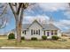 Charming single-story home with gray siding, neat landscaping, and a welcoming front entrance at 502 E Washington St, Summitville, IN 46070