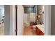 Bathroom featuring a tub, tile flooring, and single sink vanity at 5180 Dunewood Way # 57, Avon, IN 46123