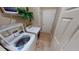 Functional laundry room with modern washer and dryer at 5180 Dunewood Way # 57, Avon, IN 46123