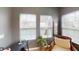 Home office with natural light, a comfortable chair, and a view of the outdoors at 5180 Dunewood Way # 57, Avon, IN 46123