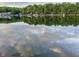 Scenic lake view with trees reflected in the calm water, highlighting the natural beauty and tranquility at 6290 Grouse Dr, Nineveh, IN 46164
