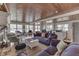 Open concept living space with lake views, living room, dining area and kitchen at 6290 Grouse Dr, Nineveh, IN 46164