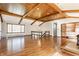 Open living room with hardwood floors, a beautiful ceiling, and lots of natural light at 7859 N Chester Ave, Indianapolis, IN 46240