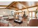 Living room staged with modern furniture and a cozy seating area at 7859 N Chester Ave, Indianapolis, IN 46240