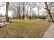 Expansive backyard with playground and trampoline at 8020 N Meridian N St, Indianapolis, IN 46260
