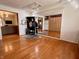 Functional hallway with closet, full-length mirror, and easy access to multiple rooms at 810 Fabyan Rd, Indianapolis, IN 46217