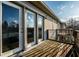Exterior deck featuring a sunny spot to enjoy the outdoors at 11931 E Welland St, Indianapolis, IN 46229