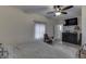 Bedroom featuring natural light, ceiling fan and neutral colors at 1231 S Pershing Ave, Indianapolis, IN 46221