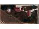 Aerial map view of a house with multiple outbuildings and mature trees on property at 18103 N 300 W, Summitville, IN 46070