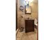 Functional bathroom with tiled walls, vanity, and essential fixtures at 18103 N 300 W, Summitville, IN 46070