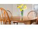 Close up of dining room table featuring natural light at 2895 Prairie Stream Way, Columbus, IN 47203