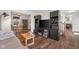 Open concept living room with a view to the dining room at 2895 Prairie Stream Way, Columbus, IN 47203