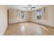 Inviting bedroom with two windows providing natural light and wood-look flooring at 298 Northridge Dr, Mooresville, IN 46158