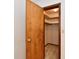The walk-in closet offers an efficient storage solution with built-in shelving and hanging rods at 3451 N County Road 100 E, Danville, IN 46122