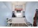 This pantry area features extra storage with cabinets, an under-window counter, and rolling cart at 3940 N Drexel Ave, Indianapolis, IN 46226