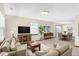 Open-concept living room and dining area with comfortable seating and modern decor at 5737 Misty Ridge Cir, Indianapolis, IN 46237