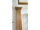 Detailed, wooden pillar with decorative molding and trim adds character to the interior at 5949 Willow Bend Dr, Avon, IN 46123