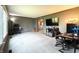 Spacious living room with neutral carpet and a large window for natural light at 5967 Oak Hill East Dr, Plainfield, IN 46168