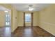 Open concept living room featuring neutral paint, a window, and tile flooring at 6515 Park Central Way # B, Indianapolis, IN 46260