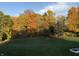 Scenic backyard with trees in vibrant autumn colors at 7341 Campfire Run, Indianapolis, IN 46236