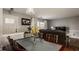 Open-concept dining area with seamless flow to the living space at 8336 Woodall Dr # Kr, Indianapolis, IN 46268