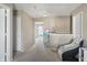 Bright hallway with fresh paint and carpet, perfect for play area at 8926 Poppy Ln, Indianapolis, IN 46231