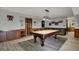 Basement featuring a pool table, wood trim, and a dart board ready for a game night with friends and Gathering at 9334 Seascape Dr, Indianapolis, IN 46256