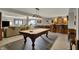 Spacious basement with a bar, pool table, and a cozy living area, perfect for entertaining guests at 9334 Seascape Dr, Indianapolis, IN 46256