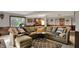 Basement rec room featuring a comfortable sectional sofa and convenient bar access, perfect for relaxation at 9334 Seascape Dr, Indianapolis, IN 46256