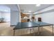 Recreation room includes a ping pong table, kitchenette and dining area at 1143 N Sugar Bend Run, Greenfield, IN 46140