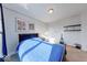 Bright bedroom with natural lighting, posters, and guitar at 14241 Antiquity Dr, Carmel, IN 46033