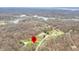 Aerial view of the property with a neighborhood and partial lake view at 2072 S Rembrandt Cv, Martinsville, IN 46151