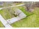 Aerial view of a single-Gathering home with a well-maintained lawn and driveway at 2072 S Rembrandt Cv, Martinsville, IN 46151