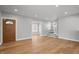 Spacious living room with hardwood floors, neutral walls, and an inviting layout perfect for entertaining at 2920 E 11Th St, Indianapolis, IN 46201