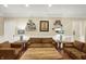 Warm living room showcasing hardwood floors, comfortable seating, and elegant wall decor at 3535 Birchwood Ave, Indianapolis, IN 46205