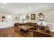 Cozy living room with hardwood floors, comfortable seating, and stylish decor at 3535 Birchwood Ave, Indianapolis, IN 46205
