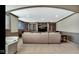 Spacious finished basement with comfortable seating, large TV, and neutral colored walls at 3629 Pete Dye Blvd, Carmel, IN 46033
