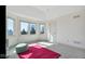 Bright bedroom with bay window and pink rug at 3629 Pete Dye Blvd, Carmel, IN 46033