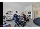 This bright game room has a variety of gaming chairs, accessories, and shelving at 3629 Pete Dye Blvd, Carmel, IN 46033