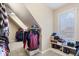 Walk-in closet with ample storage space and natural light at 368 Westbrook Ct, Columbus, IN 47201