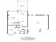 Detailed floor plan of a home's first floor, featuring a large Gathering room and a three car garage at 368 Westbrook Ct, Columbus, IN 47201