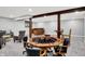 Finished basement is spacious and features new recessed lighting, game tables, and a bar at 3862 Penzance Pl, Carmel, IN 46032