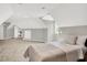 A bedroom with soft natural light from the window, light-colored carpet, and fresh white trim at 3862 Penzance Pl, Carmel, IN 46032