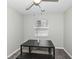 Inviting dining space with a dark table, bench seating, and natural light at 4414 Lexington Ave, Indianapolis, IN 46203