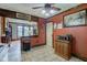 Open kitchen view into a living room, featuring a toaster and coffee maker at 5902 Sunset Dr, Indianapolis, IN 46239