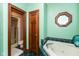 Bright bathroom with jacuzzi tub and separate shower at 6010 Fawnwood Dr, Greenwood, IN 46143
