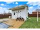 Pool house with outdoor table and ample space next to the pool at 6958 W Brier Creek Dr, New Palestine, IN 46163