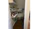Pantry with abundant shelving space for optimal organization at 8160 Shores Edge Way, Indianapolis, IN 46237