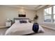 Bright bedroom features a large window, stylish nightstands, and comfortable bedding at 13395 Vickery Ridge Dr, Fishers, IN 46037